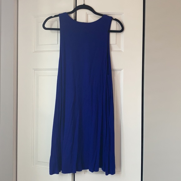 H&M royal blue sleeveless basic dress. Size medium. - Picture 2 of 3